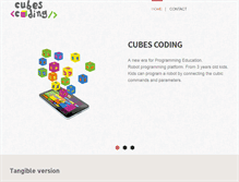 Tablet Screenshot of cubescoding.com